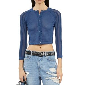 The Kooples Court A Man Open Knit Cardigan nwt sz 1 • $245